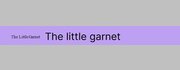 The Little Garnet